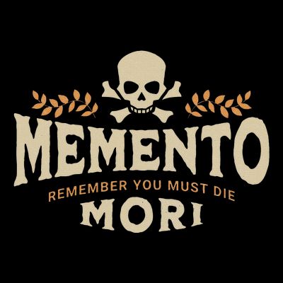 Memento Mori Catholic Design Meaning Traditional Latin Skull T-Shirt