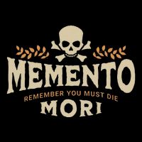 Memento Mori Catholic Design Meaning Traditional Latin Skull Tall Hoodie