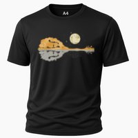 Mandolin Men Country Music Moon Bluegrass Cooling Performance Crew T-Shirt