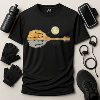 Mandolin Men Country Music Moon Bluegrass Cooling Performance Crew T-Shirt