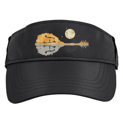 Mandolin Men Country Music Moon Bluegrass Adult Drive Performance Visor
