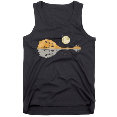 Mandolin Men Country Music Moon Bluegrass Tank Top