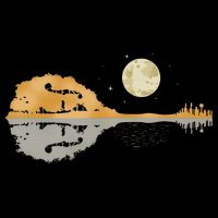 Mandolin Men Country Music Moon Bluegrass Toddler T-Shirt