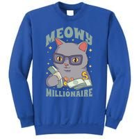 Meowy Millionaire Cat Gift Sweatshirt