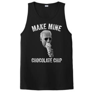 MAKE MINE CHOCOLATE CHIP Funny Joe Biden Ice Cream PosiCharge Competitor Tank