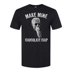 MAKE MINE CHOCOLATE CHIP Funny Joe Biden Ice Cream Softstyle CVC T-Shirt