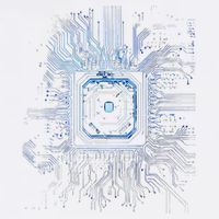 Motherboard Microchip Circuit Black It Computer Background Mousepad