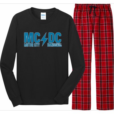 MCDC, Motor City Dan Campbell Funny Football Long Sleeve Pajama Set