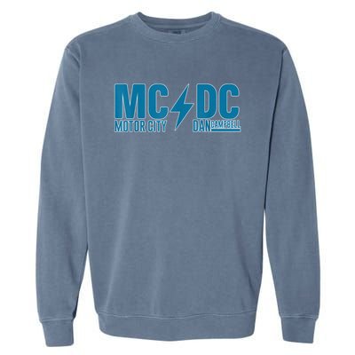 MCDC, Motor City Dan Campbell Funny Football Garment-Dyed Sweatshirt