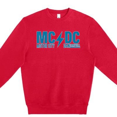 MCDC, Motor City Dan Campbell Funny Football Premium Crewneck Sweatshirt