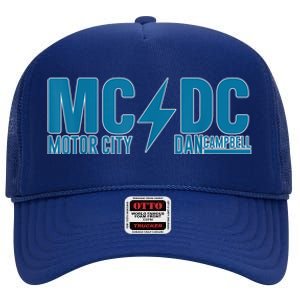 MCDC, Motor City Dan Campbell Funny Football High Crown Mesh Back Trucker Hat