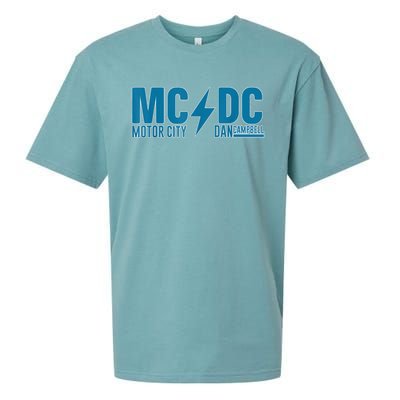 MCDC, Motor City Dan Campbell Funny Football Sueded Cloud Jersey T-Shirt