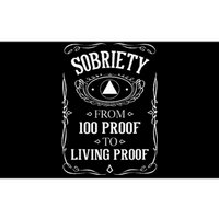 Miracle Milestone Celebrating Sobriety with Living Proof Bumper Sticker