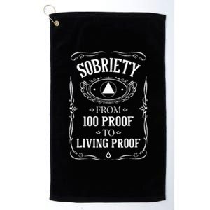 Miracle Milestone Celebrating Sobriety with Living Proof Platinum Collection Golf Towel