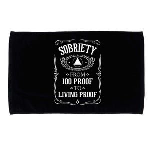 Miracle Milestone Celebrating Sobriety with Living Proof Microfiber Hand Towel