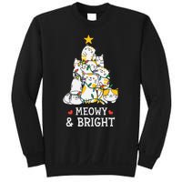 MY MEOW CATS CHRISTMAS TREE Pajama Xmas Funny Sweatshirt