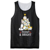 MY MEOW CATS CHRISTMAS TREE Pajama Xmas Funny Mesh Reversible Basketball Jersey Tank