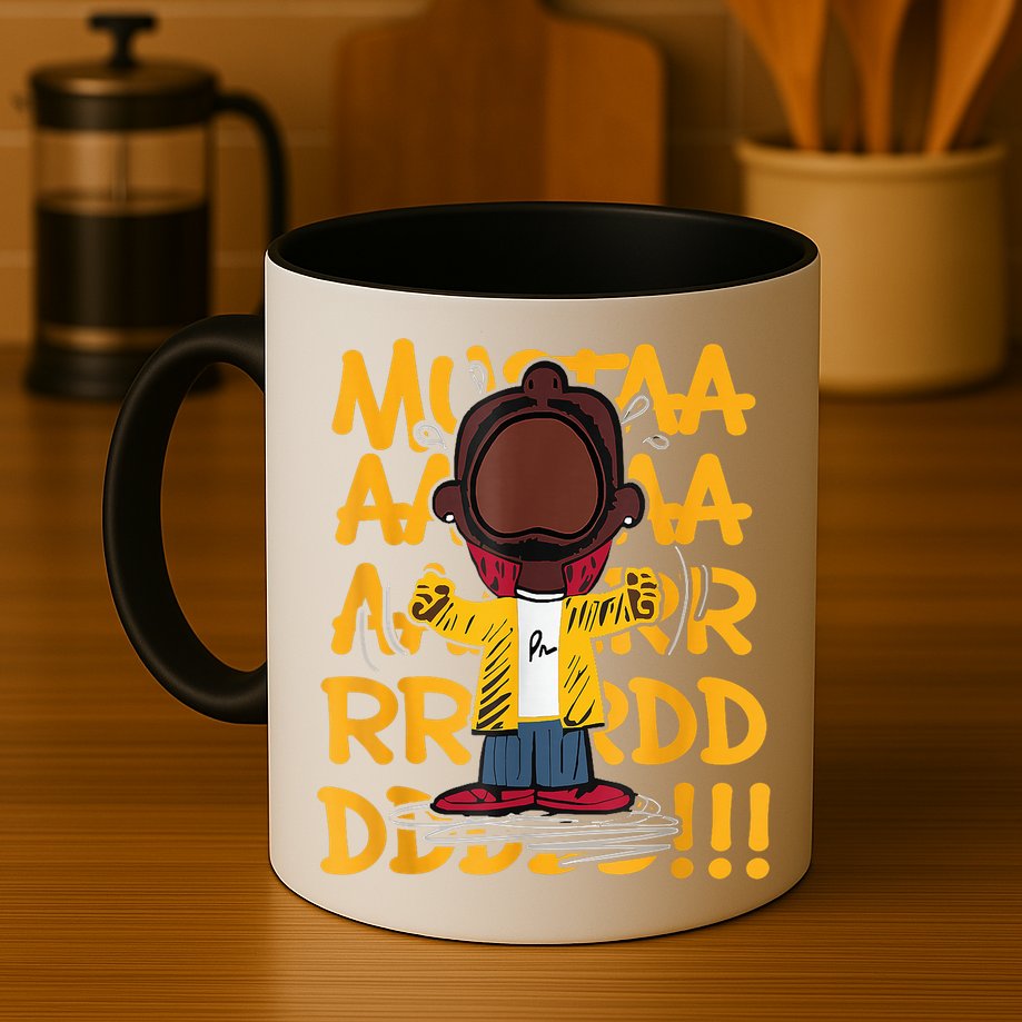 Mustard Meme Character Crying Mug