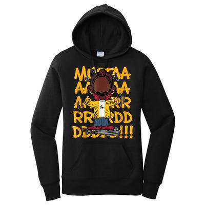 Mustard Meme Character Crying Women's Pullover Hoodie