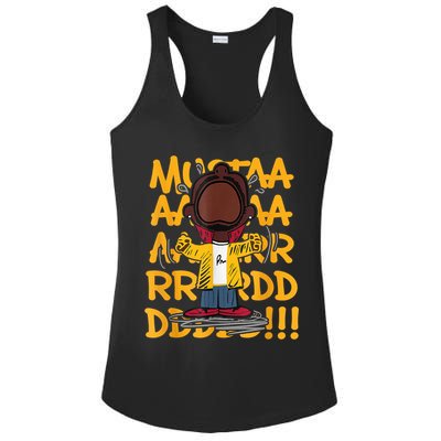 Mustard Meme Character Crying Ladies PosiCharge Competitor Racerback Tank