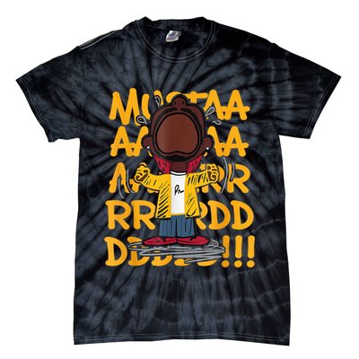 Mustard Meme Character Crying Tie-Dye T-Shirt