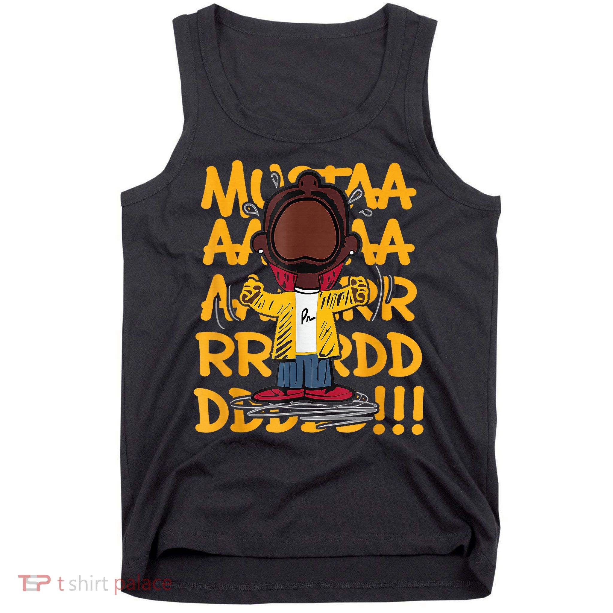 Mustard Meme Character Crying Tank Top