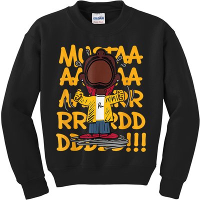 Mustard Meme Character Crying Kids Sweatshirt
