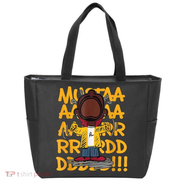 Mustard Meme Character Crying Zip Tote Bag