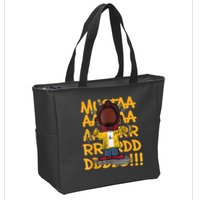 Mustard Meme Character Crying Zip Tote Bag