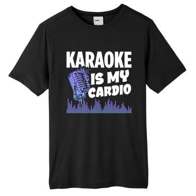 Music My Cardio Is Perfect For Karaoke Singers Music Lovers Gift Tall Fusion ChromaSoft Performance T-Shirt