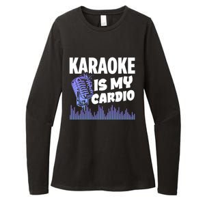 Music My Cardio Is Perfect For Karaoke Singers Music Lovers Gift Womens CVC Long Sleeve Shirt