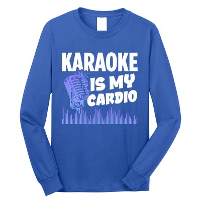 Music My Cardio Is Perfect For Karaoke Singers Music Lovers Gift Long Sleeve Shirt