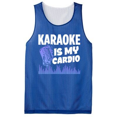 Music My Cardio Is Perfect For Karaoke Singers Music Lovers Gift Mesh Reversible Basketball Jersey Tank