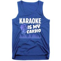 Music My Cardio Is Perfect For Karaoke Singers Music Lovers Gift Tank Top