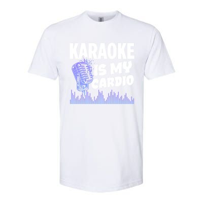 Music My Cardio Is Perfect For Karaoke Singers Music Lovers Gift Softstyle® CVC T-Shirt