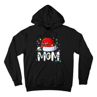 Mom Mother Christmas Lights Mother Pajama Family Matching Hoodie