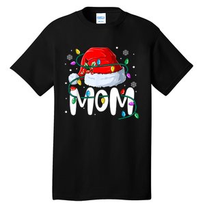 Mom Mother Christmas Lights Mother Pajama Family Matching Tall T-Shirt