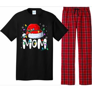 Mom Mother Christmas Lights Mother Pajama Family Matching Pajama Set