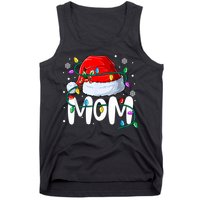 Mom Mother Christmas Lights Mother Pajama Family Matching Tank Top