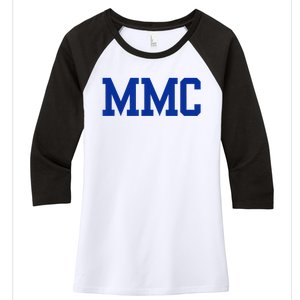 Marymount Manhattan College Women's Tri-Blend 3/4-Sleeve Raglan Shirt