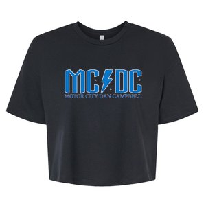 MCDC Motor City Dan Campbell Funny Football Bella+Canvas Jersey Crop Tee