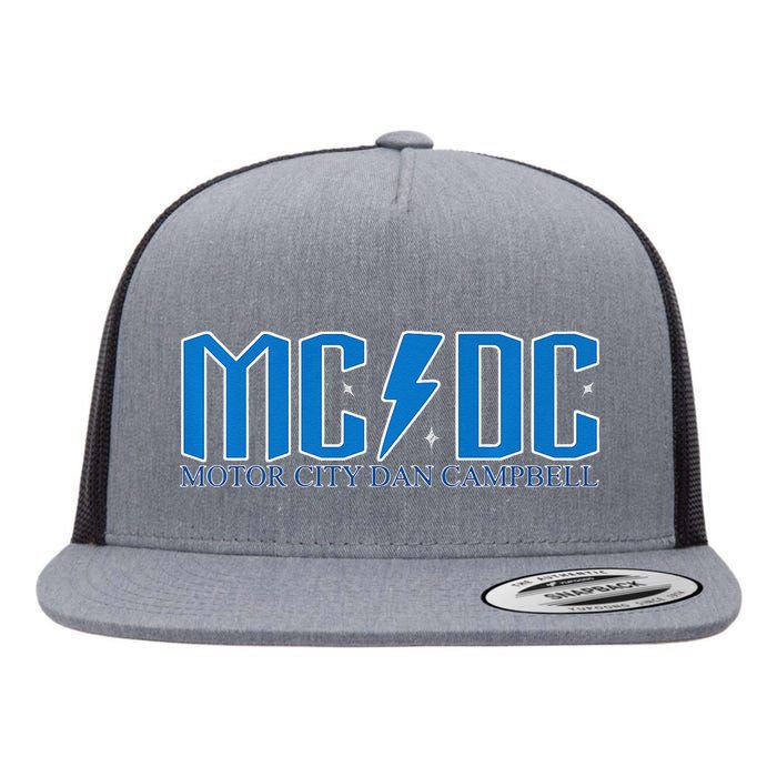 MCDC Motor City Dan Campbell Funny Football Flat Bill Trucker Hat