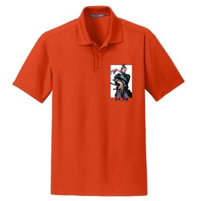 Musashi Miyamotoart Colored Panel Collection Dry Zone Grid Polo