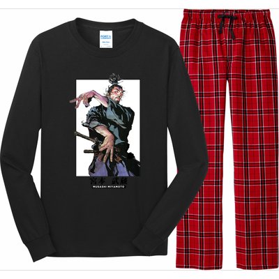 Musashi Miyamotoart Colored Panel Collection Long Sleeve Pajama Set