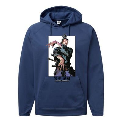 Musashi Miyamotoart Colored Panel Collection Performance Fleece Hoodie