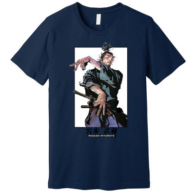 Musashi Miyamotoart Colored Panel Collection Premium T-Shirt