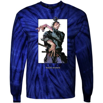 Musashi Miyamotoart Colored Panel Collection Tie-Dye Long Sleeve Shirt