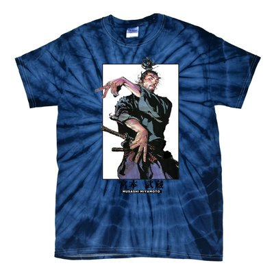 Musashi Miyamotoart Colored Panel Collection Tie-Dye T-Shirt