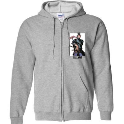 Musashi Miyamotoart Colored Panel Collection Full Zip Hoodie