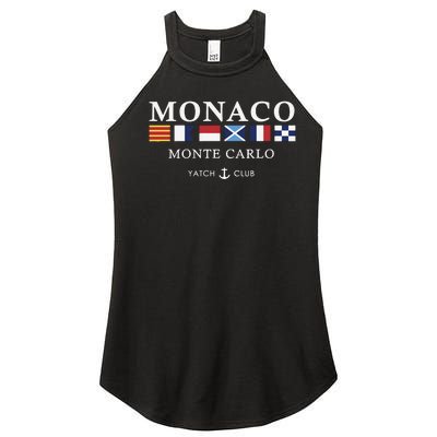 Monaco Monte Carlo Yatch Club Vintage Women’s Perfect Tri Rocker Tank